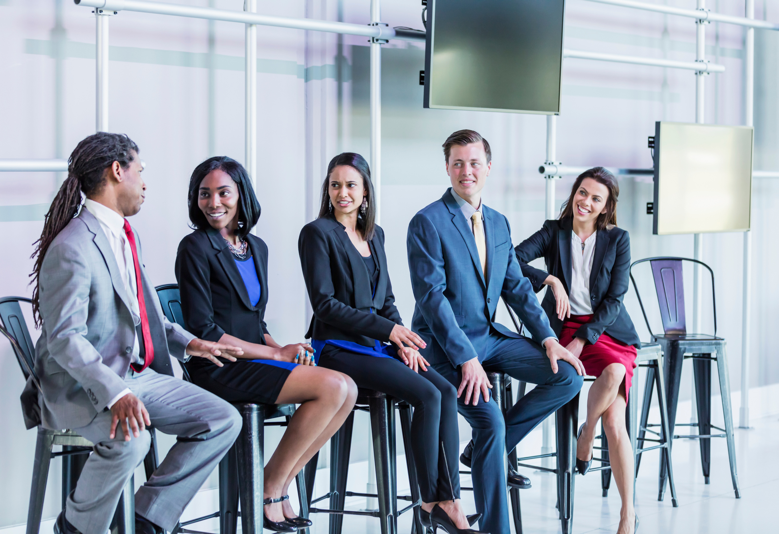 Panel of experts at business conference
